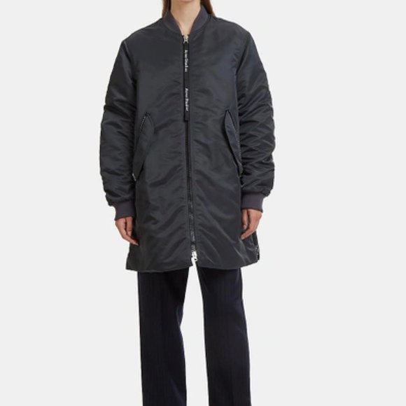 Acne Studios Black Bomber Jacket - Picture 1 of 8